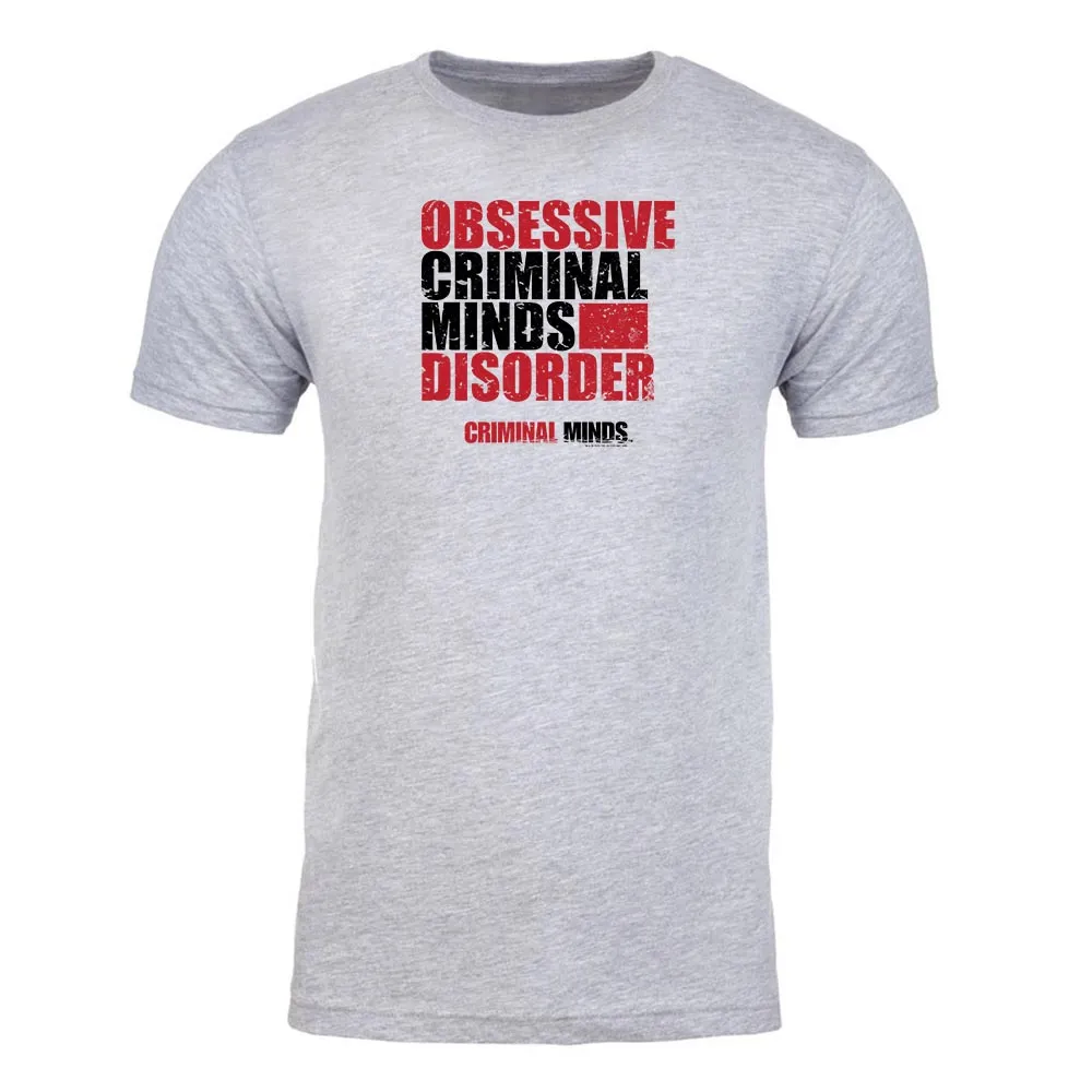 Criminal Minds Obsessive Criminal Minds Disorder Adult Short Sleeve T-Shirt sold by MTV product image thumbnail 2