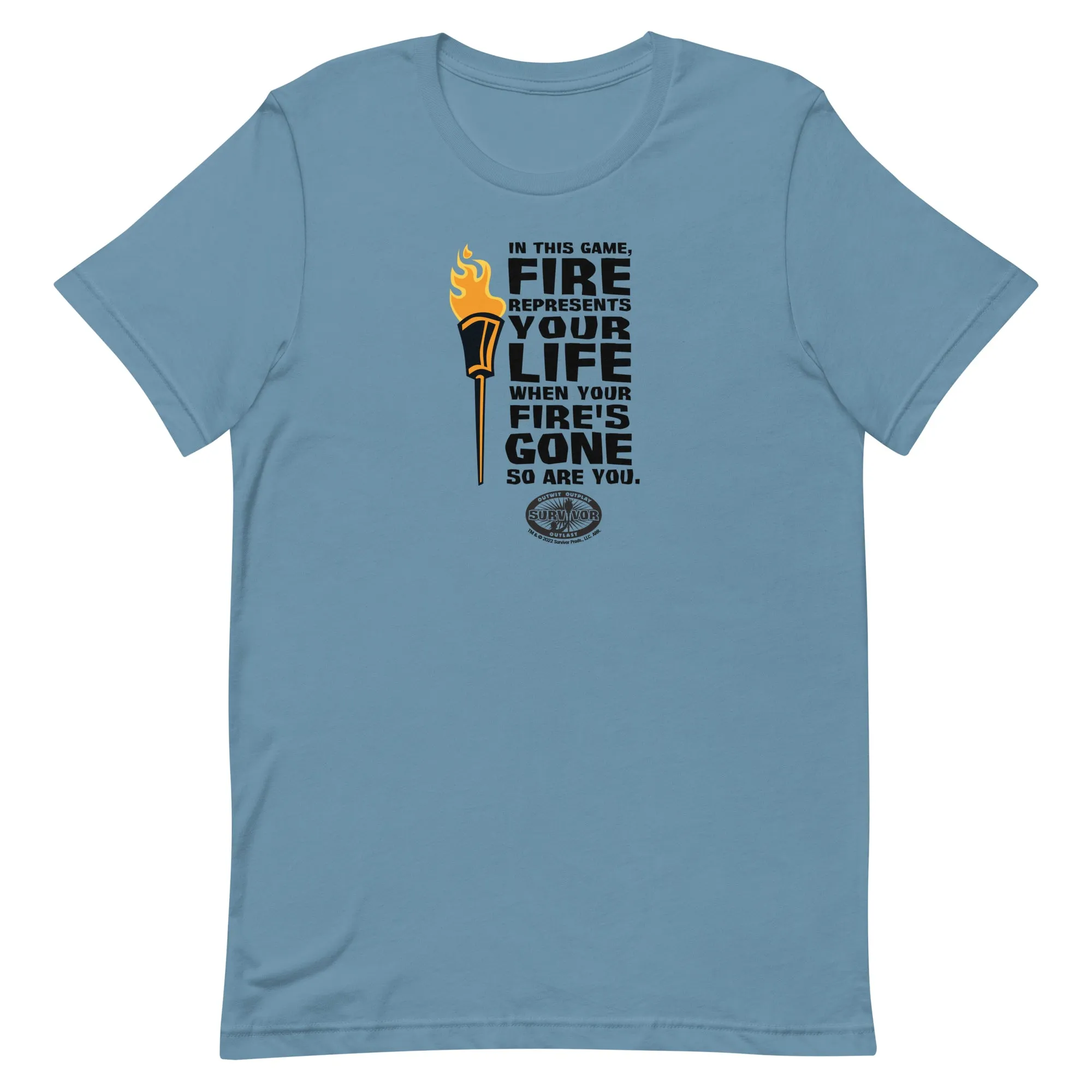 Survivor Fire Represents Life Unisex Premium T-Shirt sold by MTV product image thumbnail 4