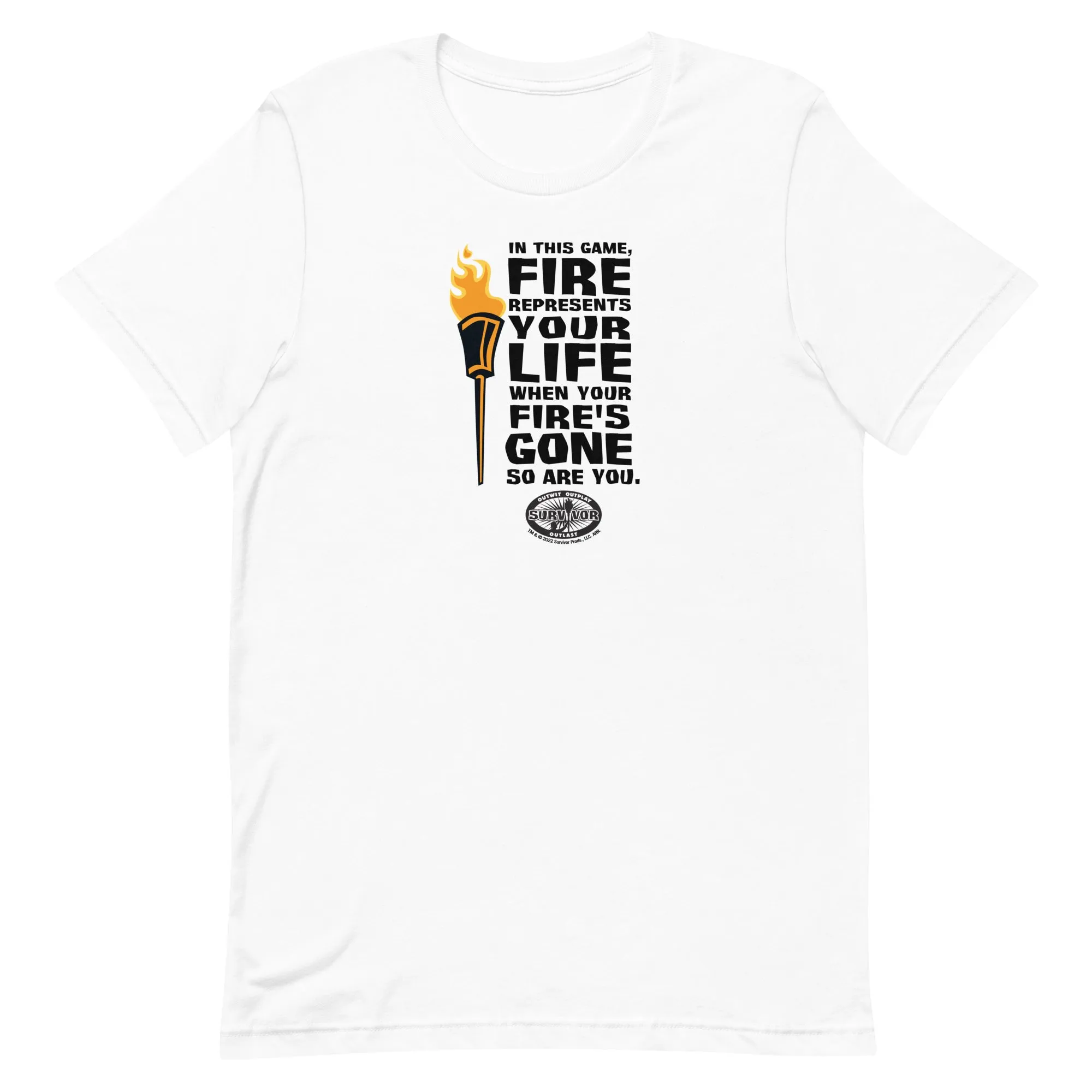 Survivor Fire Represents Life Unisex Premium T-Shirt sold by MTV product image thumbnail 5