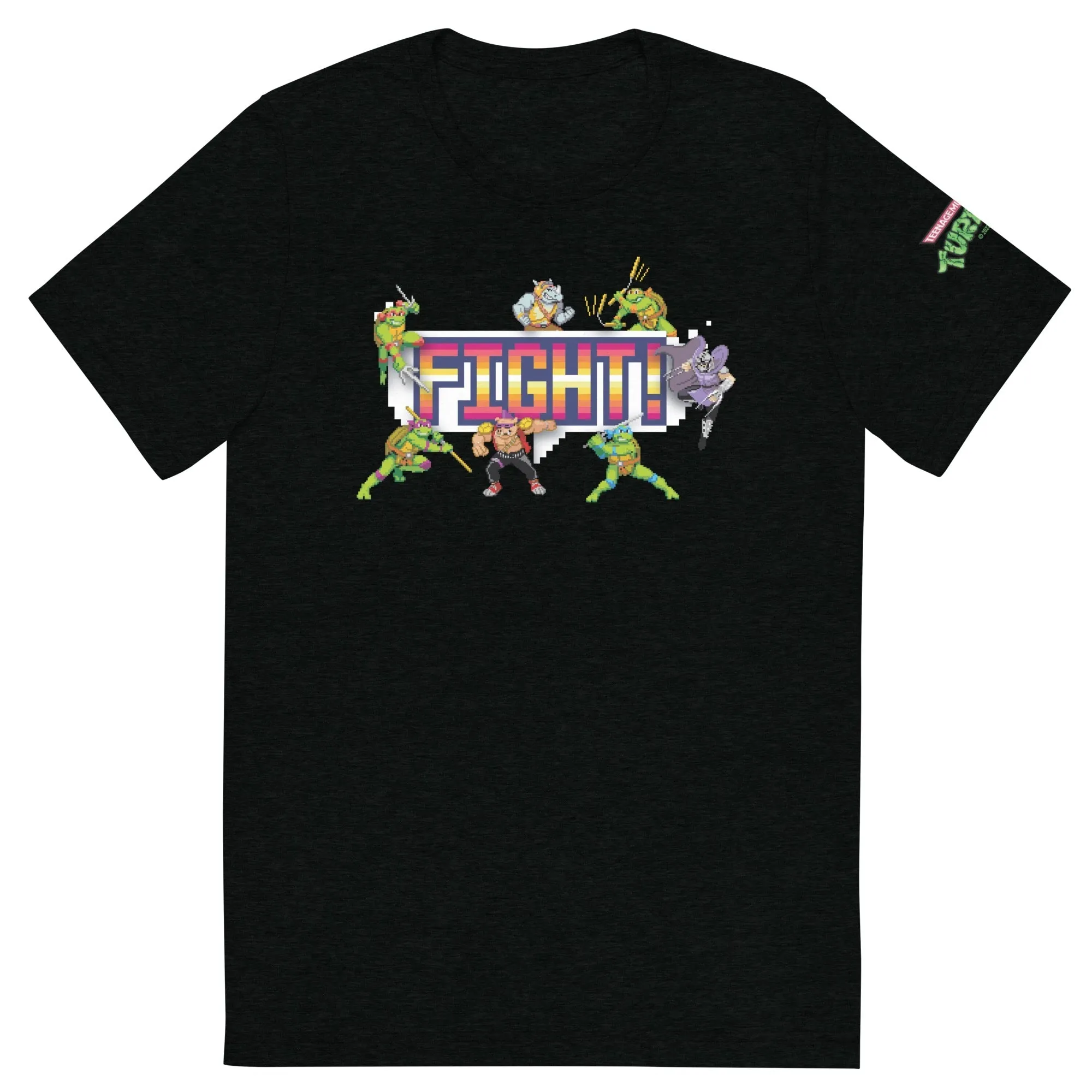 Teenage Mutant Ninja Turtles Fight! Unisex Tri-Blend T-Shirt sold by MTV product image thumbnail 5