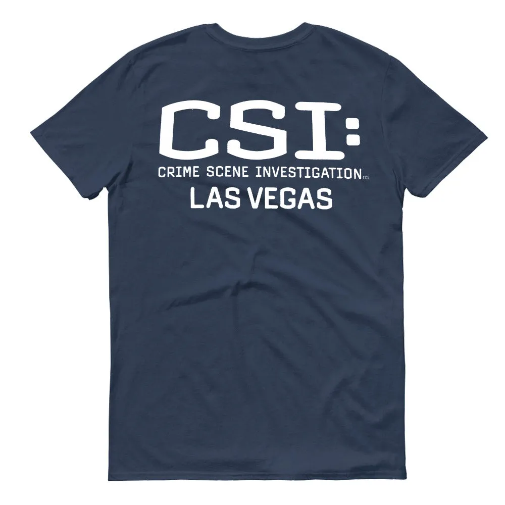CSI: Crime Scene Investigation Left Chest Logo Adult Short Sleeve T-Shirt sold by MTV product image thumbnail 4