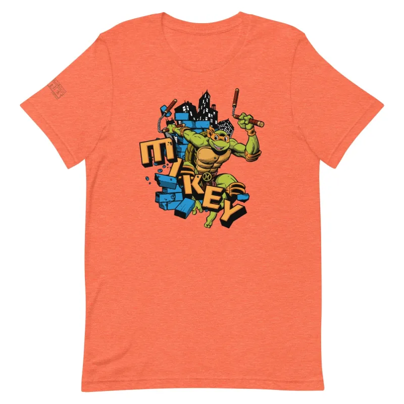 Teenage Mutant Ninja Turtles Mikey Adult Short Sleeve T-Shirt sold by MTV