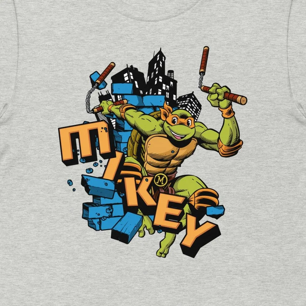 Teenage Mutant Ninja Turtles Mikey Adult Short Sleeve T-Shirt sold by MTV product image thumbnail 2