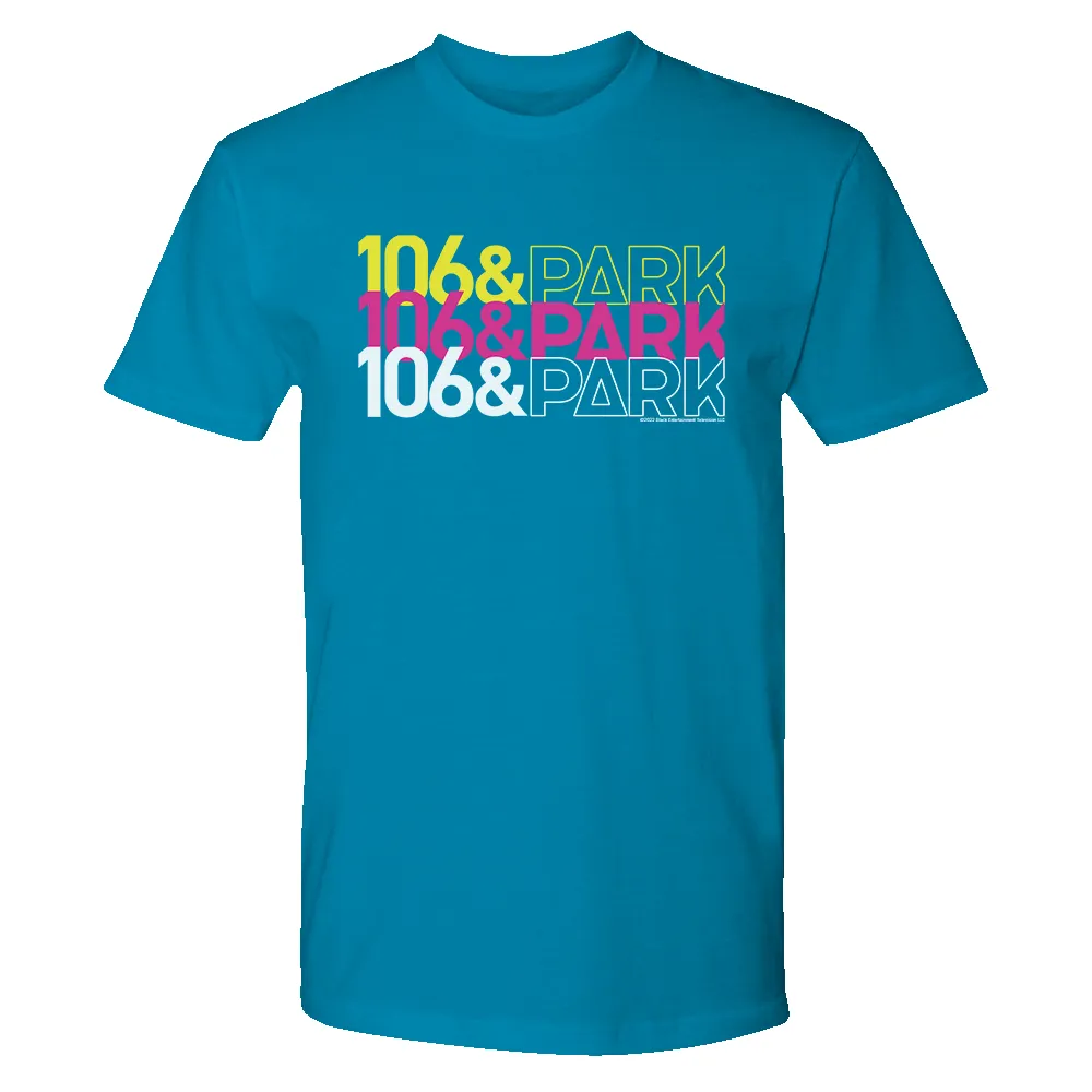 106 & Park Repeat Logo Adult Short Sleeve T-Shirt sold by MTV product image thumbnail 2