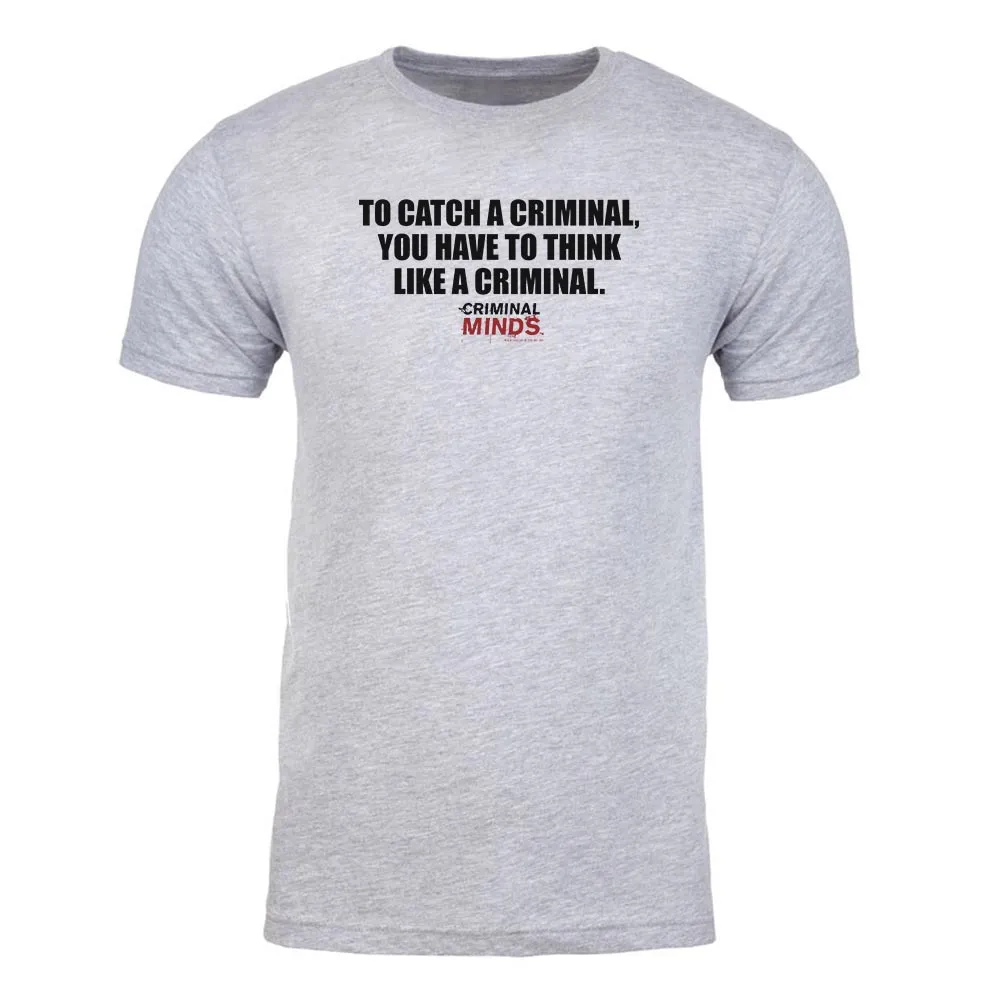 Criminal Minds To Catch a Criminal Adult Short Sleeve T-Shirt sold by MTV product image thumbnail 2