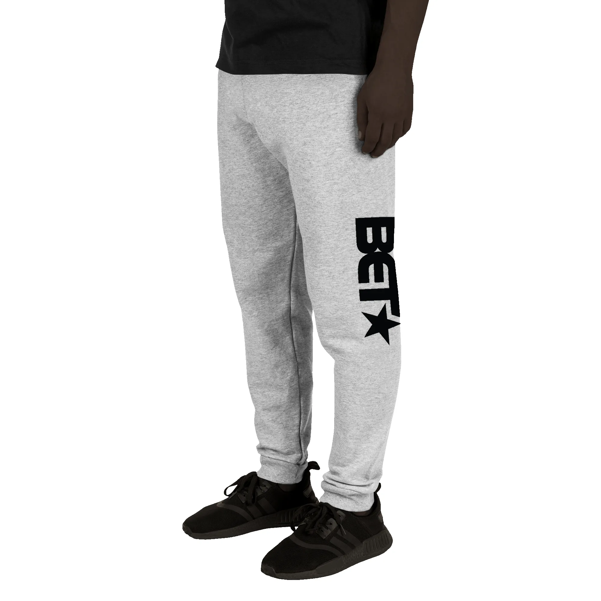 BET Classic Logo Adult Fleece Joggers sold by MTV product image thumbnail 2