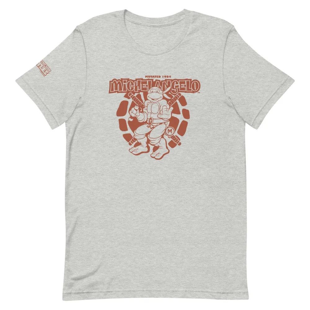 Teenage Mutant Ninja Turtles Michelangelo Adult Short Sleeve T-Shirt sold by MTV