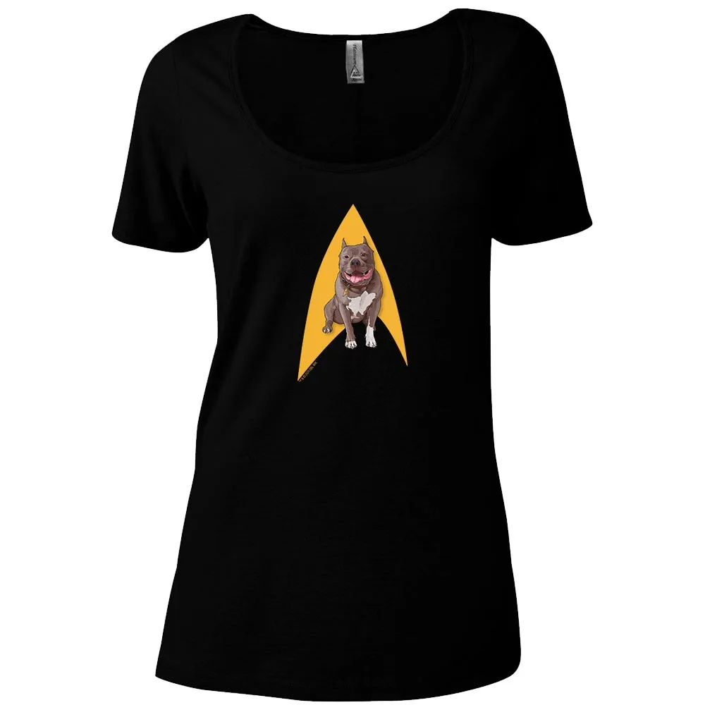 Star Trek: Picard No. 1 Delta Women's Relaxed Scoop Neck T-Shirt sold by MTV