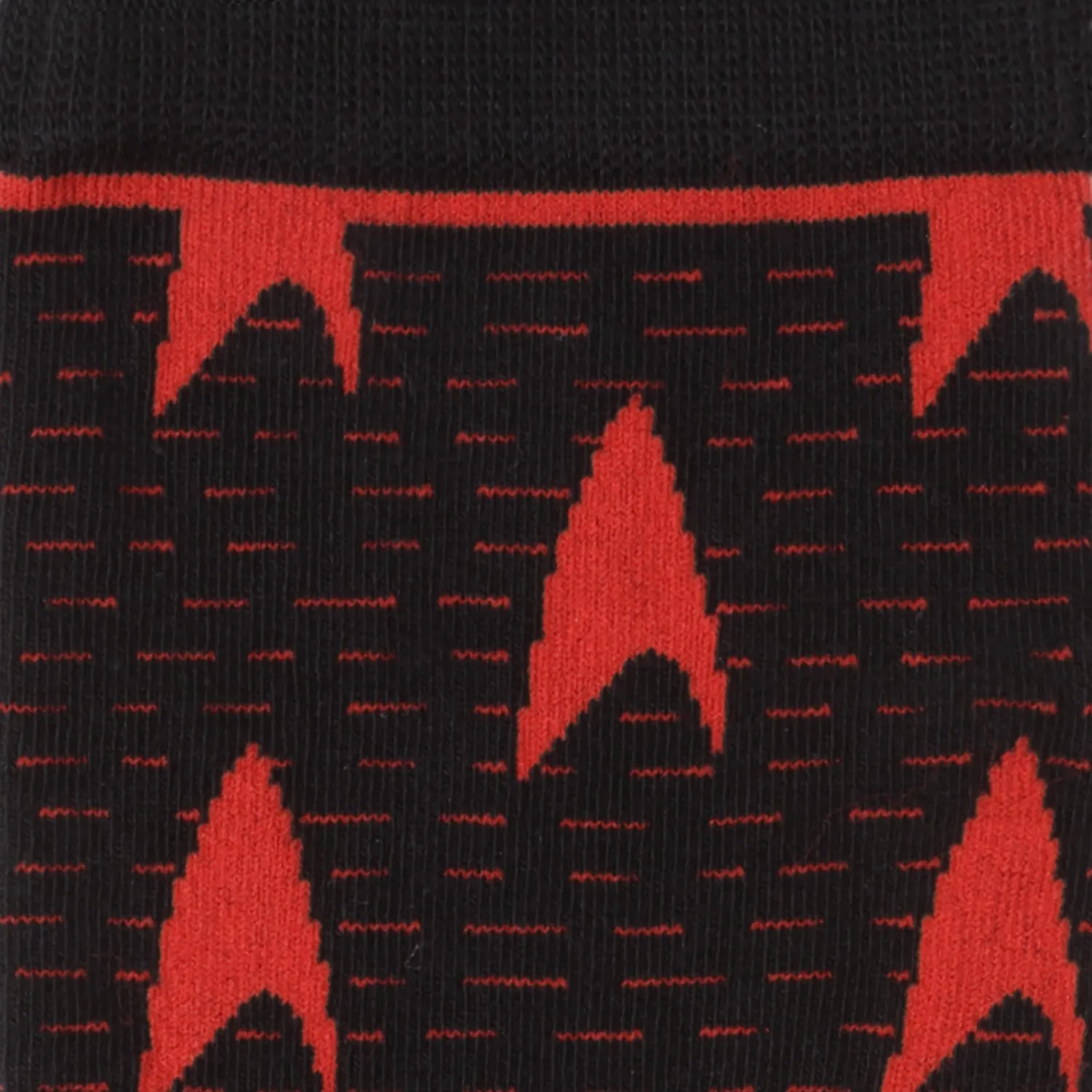 Star Trek Red Delta Shield Black Men's Socks sold by MTV product image thumbnail 2
