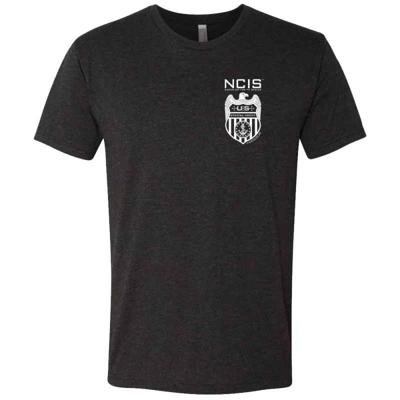 NCIS Special Agent Badge Men's Tri-Blend Short Sleeve T-Shirt sold by MTV