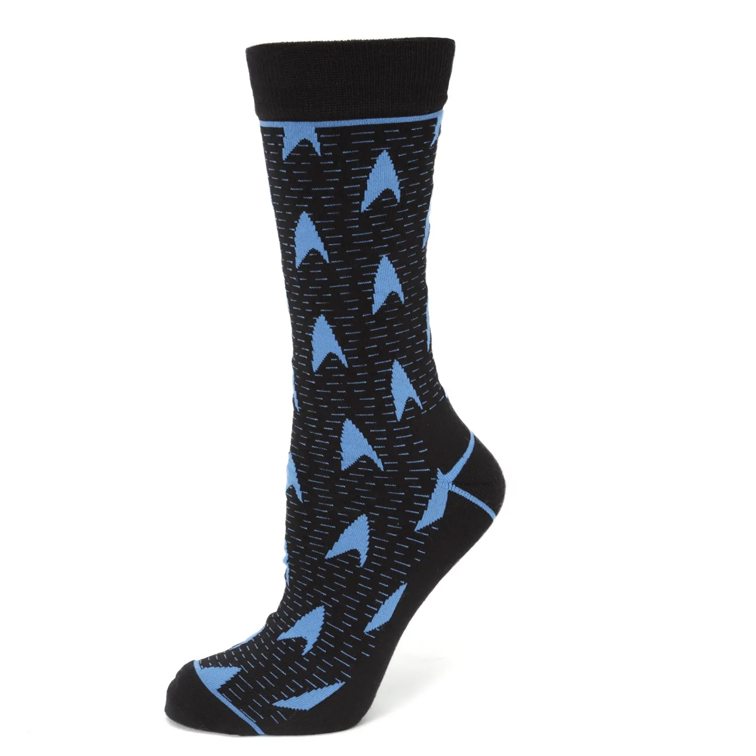 Star Trek Blue Delta Shield Black Men's Socks sold by MTV product image thumbnail 3