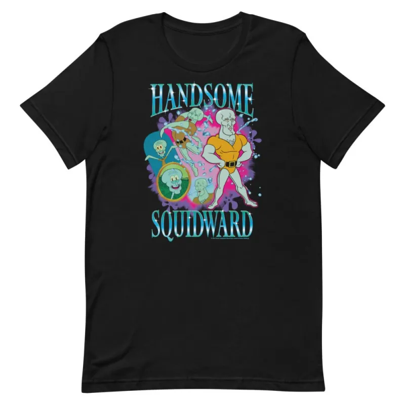 Spongebob Squarepants Handsome Squidward Heartthrob Unisex T-Shirt sold by MTV