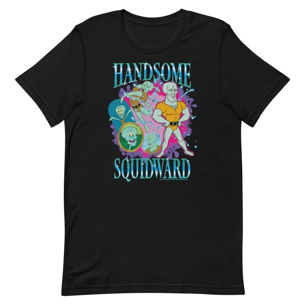 Spongebob Squarepants Handsome Squidward Heartthrob Unisex T-Shirt sold by MTV
