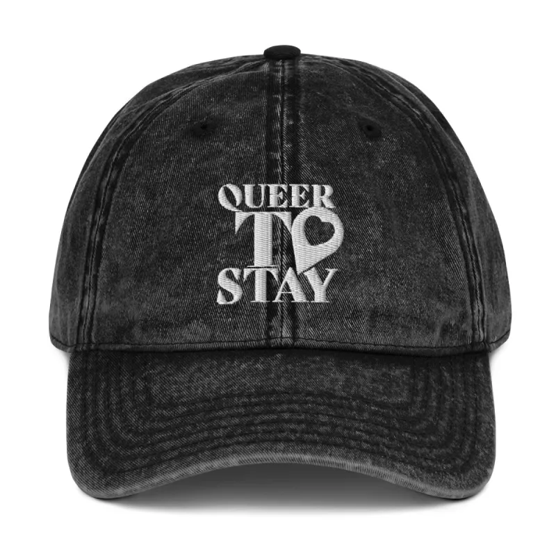Showtime Queer To Stay Logo Vintage Cap sold by MTV