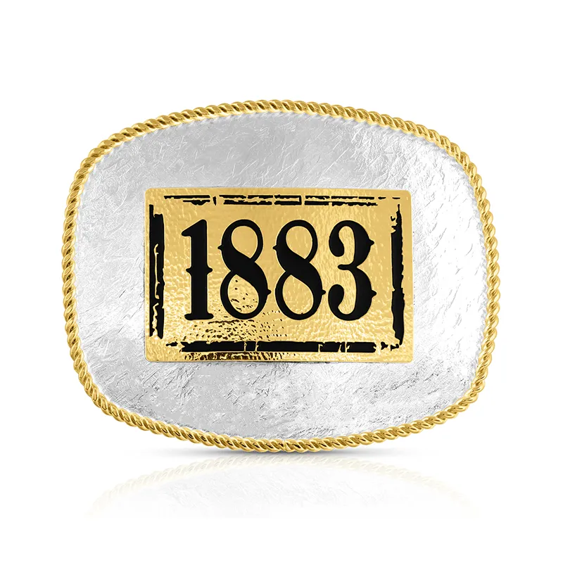 Yellowstone 1883 Silver Belt Buckle sold by MTV