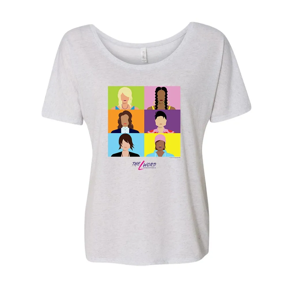 The L Word: Generation Q Faces Women's Relaxed Short Sleeve T-Shirt sold by MTV product image thumbnail 4