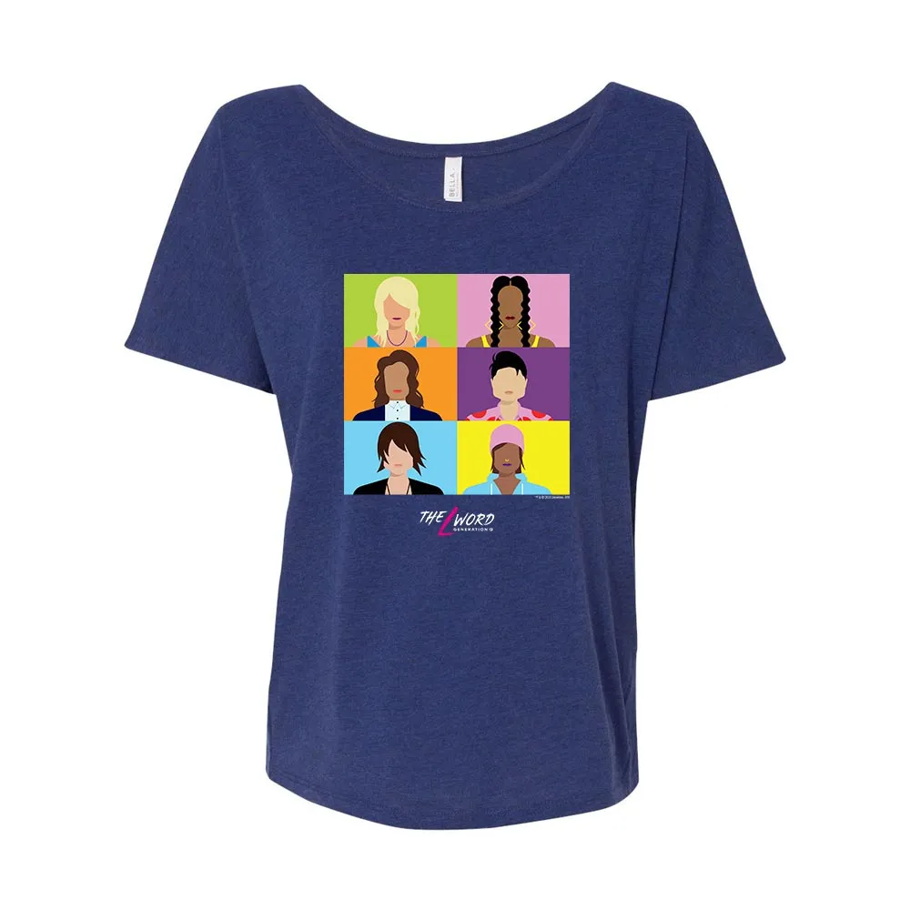 The L Word: Generation Q Faces Women's Relaxed Short Sleeve T-Shirt sold by MTV product image thumbnail 3