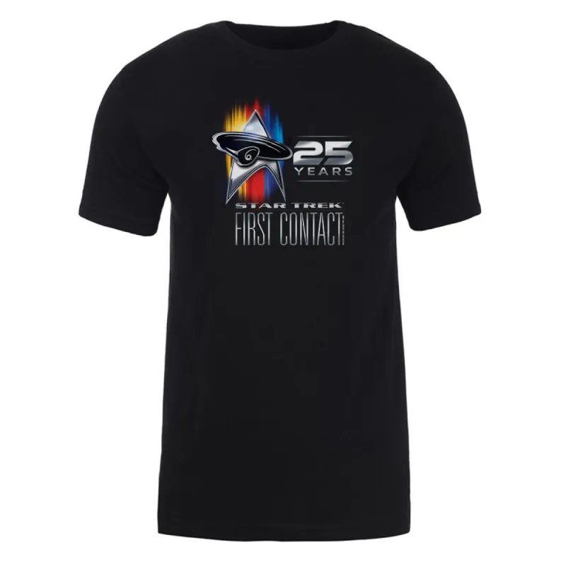 Star Trek: First Contact 25th Anniversary Adult Short Sleeve T-Shirt sold by MTV
