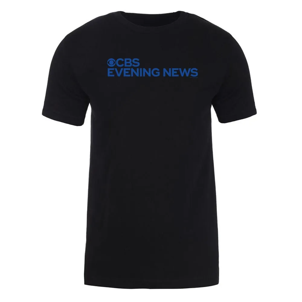 CBS News Evening News Logo Adult Short Sleeve T-Shirt sold by MTV