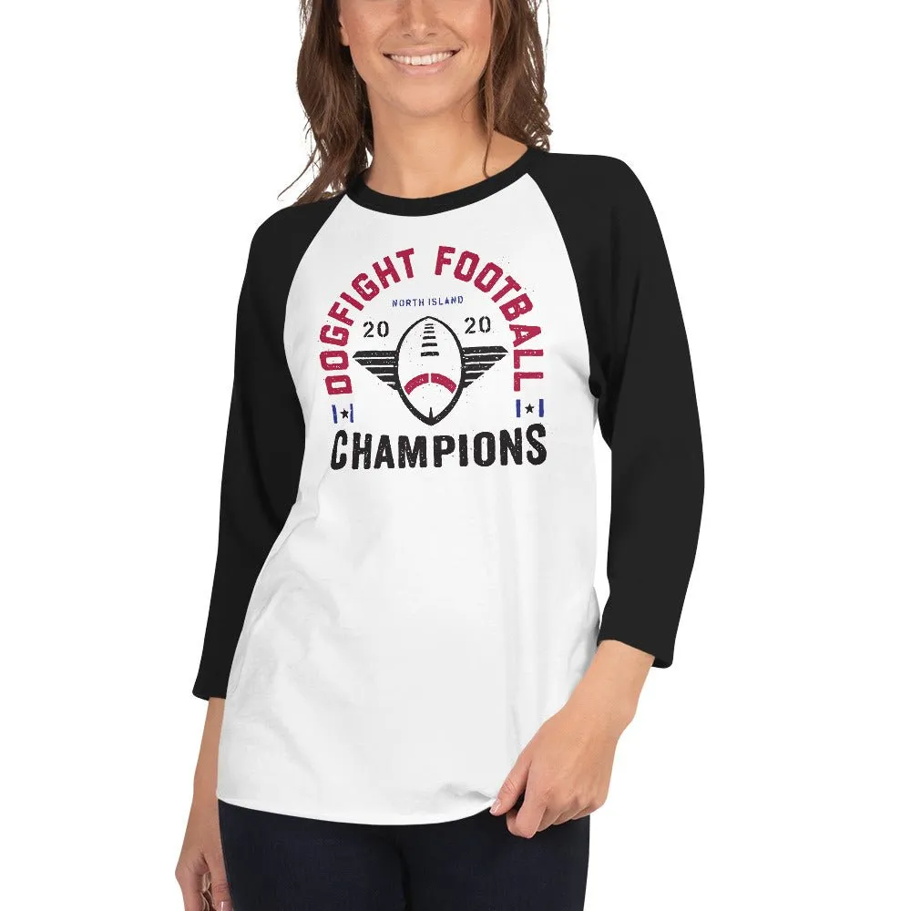 Top Gun: Maverick Dogfight Football Champions 3/4 Sleeve Raglan Shirt sold by MTV product image thumbnail 4