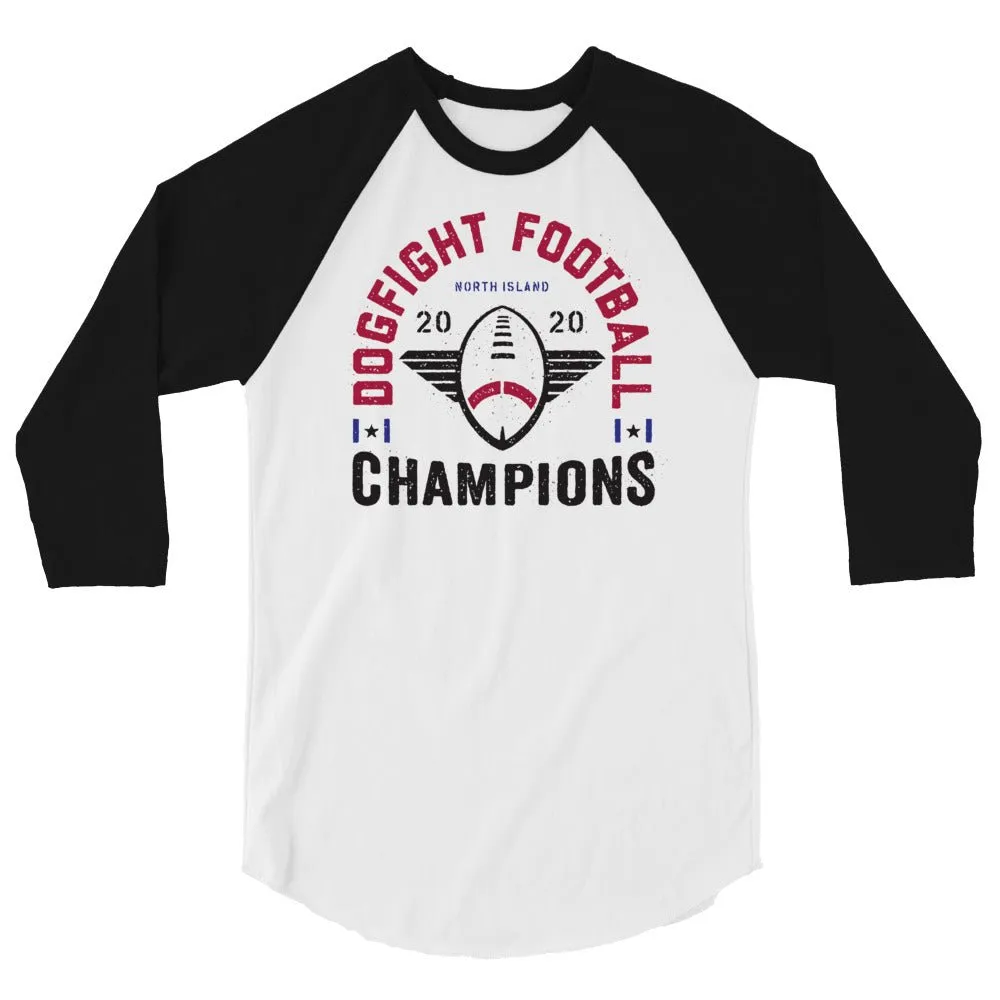 Top Gun: Maverick Dogfight Football Champions 3/4 Sleeve Raglan Shirt sold by MTV product image thumbnail 3