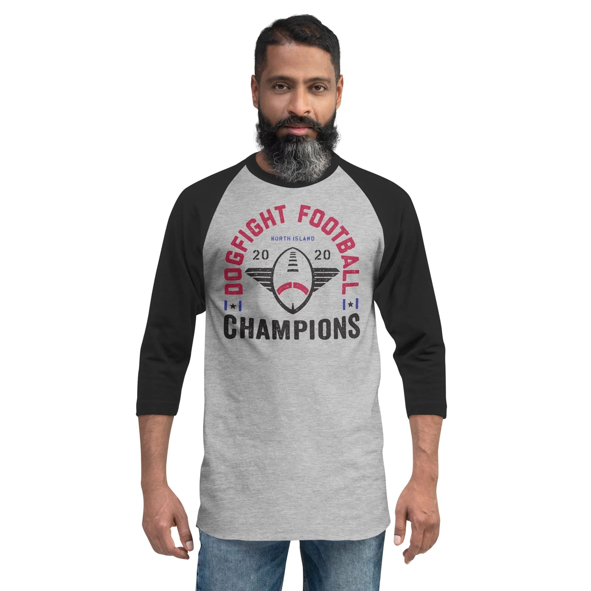 Top Gun: Maverick Dogfight Football Champions 3/4 Sleeve Raglan Shirt sold by MTV product image thumbnail 2