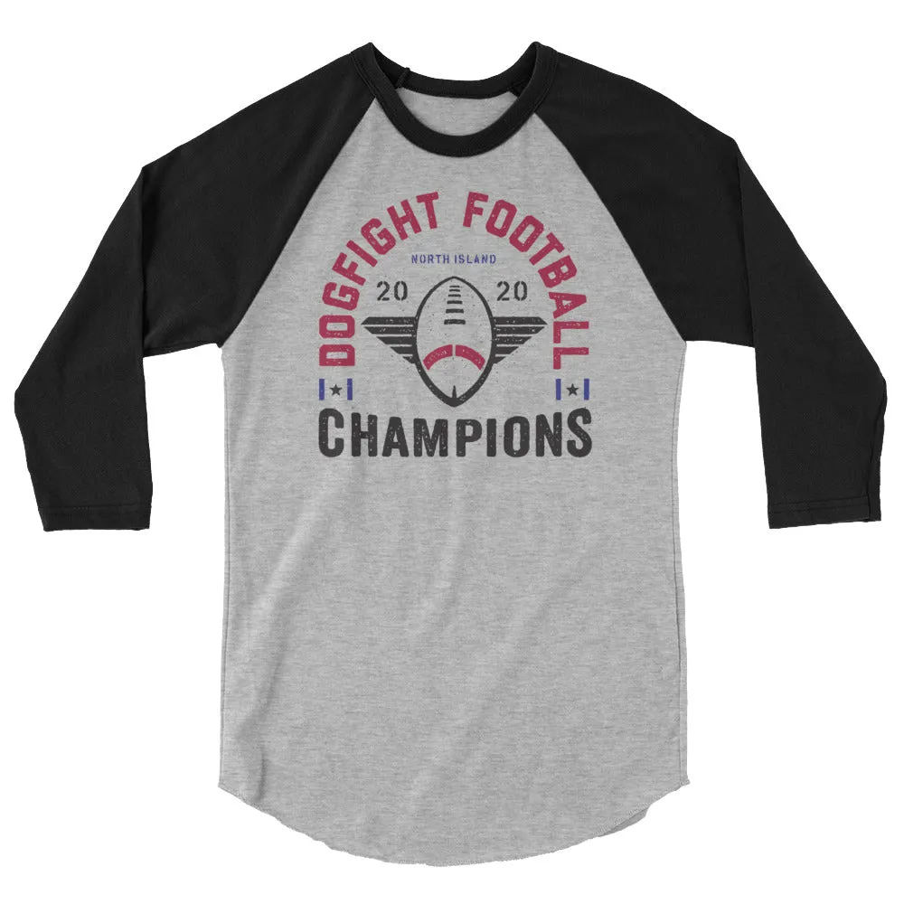 Top Gun: Maverick Dogfight Football Champions 3/4 Sleeve Raglan Shirt sold by MTV