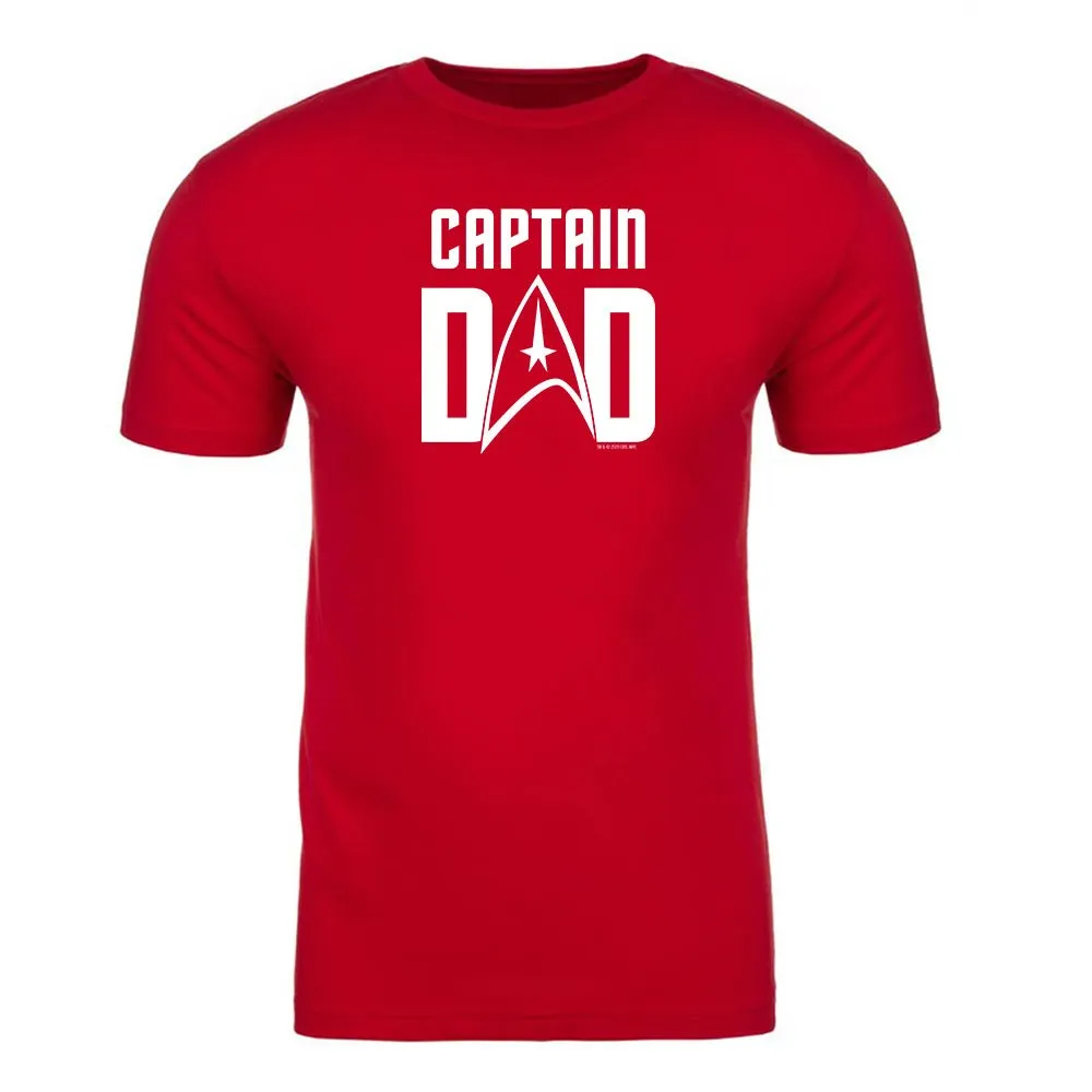 Star Trek: The Original Series Captain Dad Adult Short Sleeve T-Shirt sold by MTV