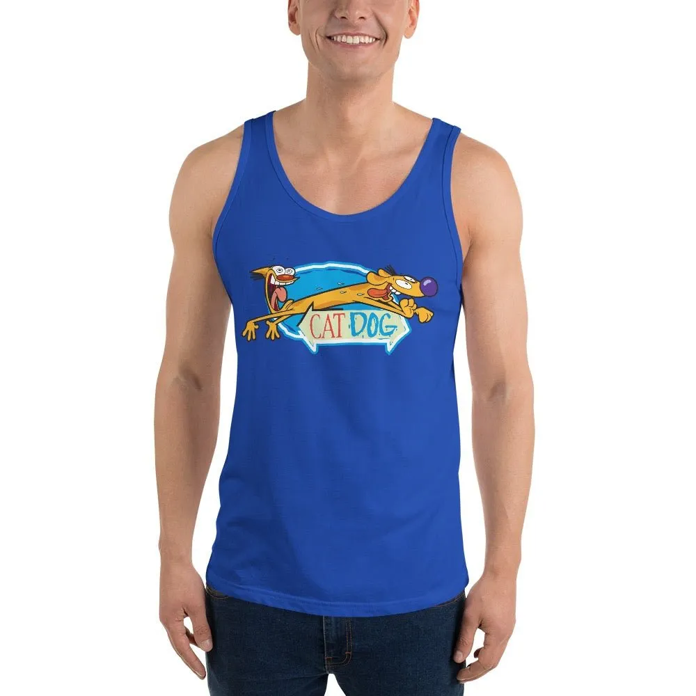 CatDog Crazy Eyes Adult Tank Top sold by MTV product image thumbnail 3