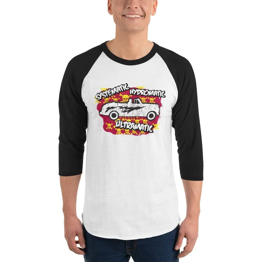Grease Systematic Hydromatic Ultramatic Unisex 3/4 Sleeve Raglan Shirt sold by MTV product image thumbnail 5
