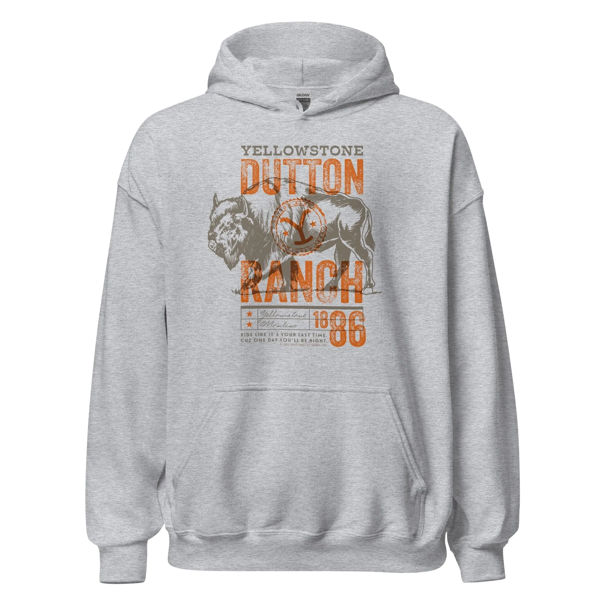 Yellowstone Ride Like It's Your Last Hooded Sweatshirt sold by MTV product image thumbnail 3