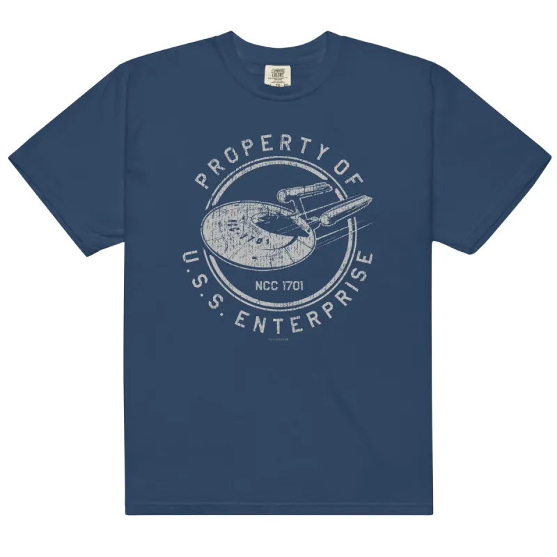 Star Trek U.S.S. Enterprise Comfort Colors T-Shirt sold by MTV
