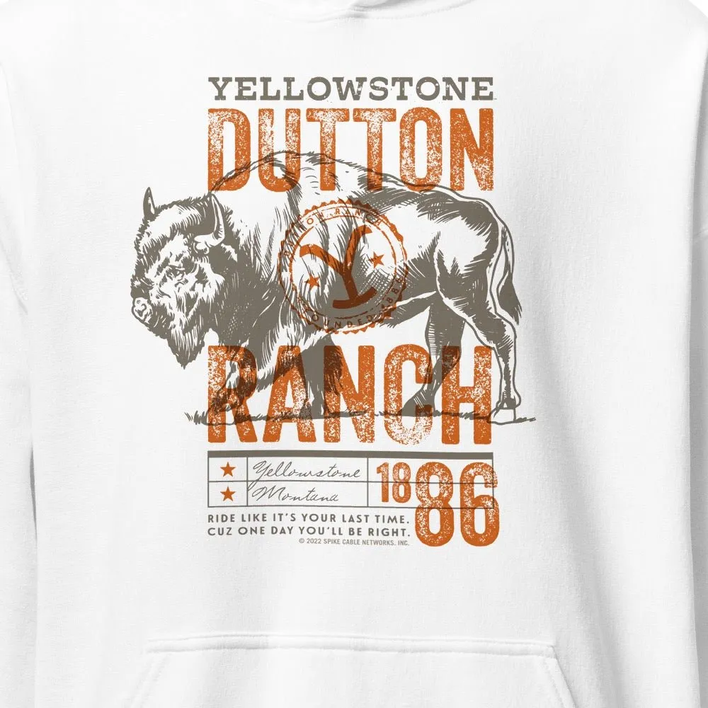 Yellowstone Ride Like It's Your Last Hooded Sweatshirt sold by MTV product image thumbnail 2