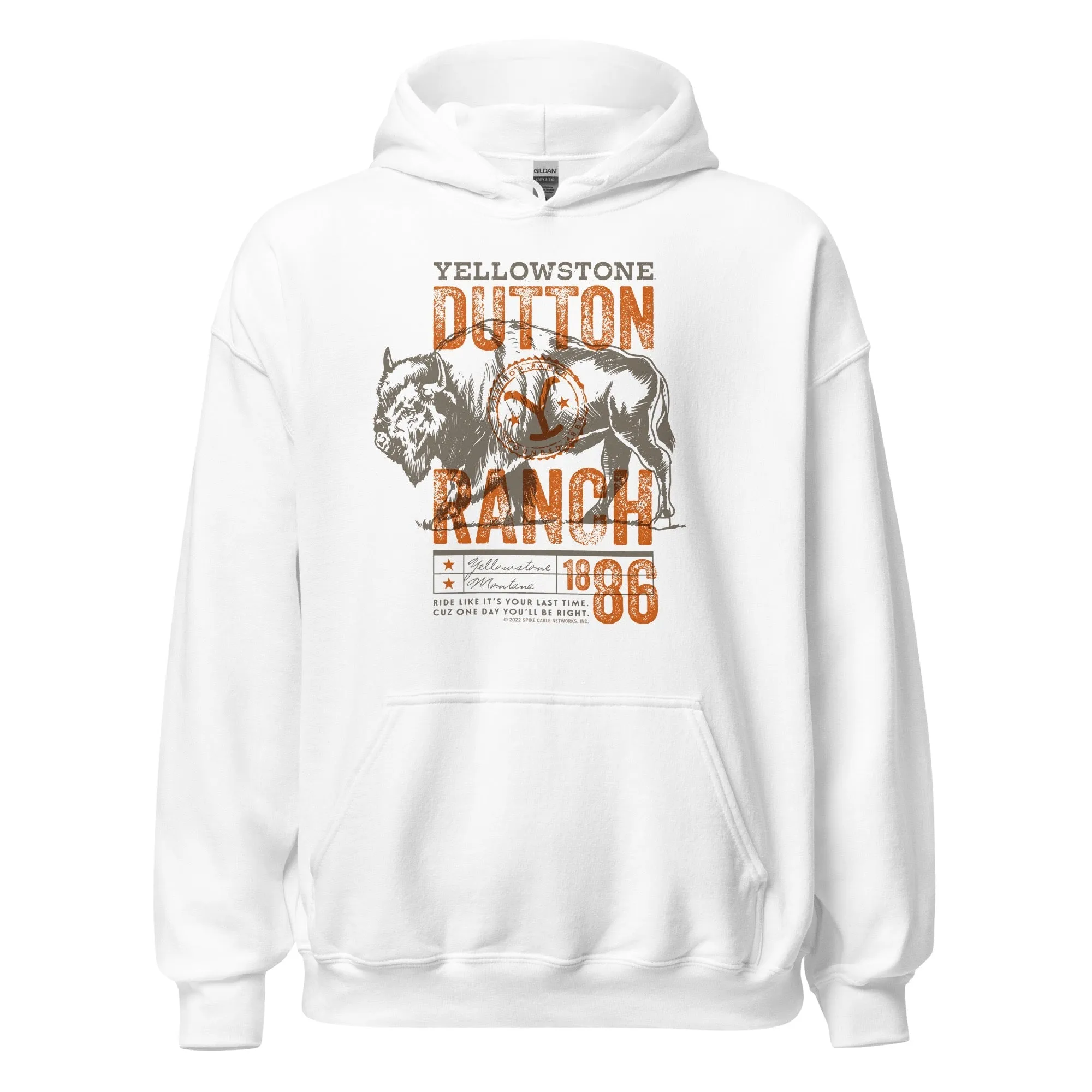 Yellowstone Ride Like It's Your Last Hooded Sweatshirt sold by MTV
