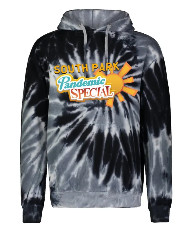 South Park Pandemic Special Logo Tie-Dye Hooded Sweatshirt sold by MTV
