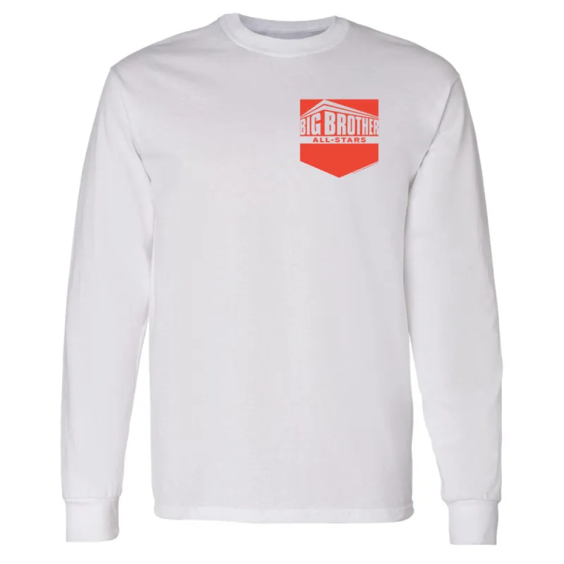 Big Brother All Stars Pocket Logo Adult Long Sleeve T-Shirt made by MTV