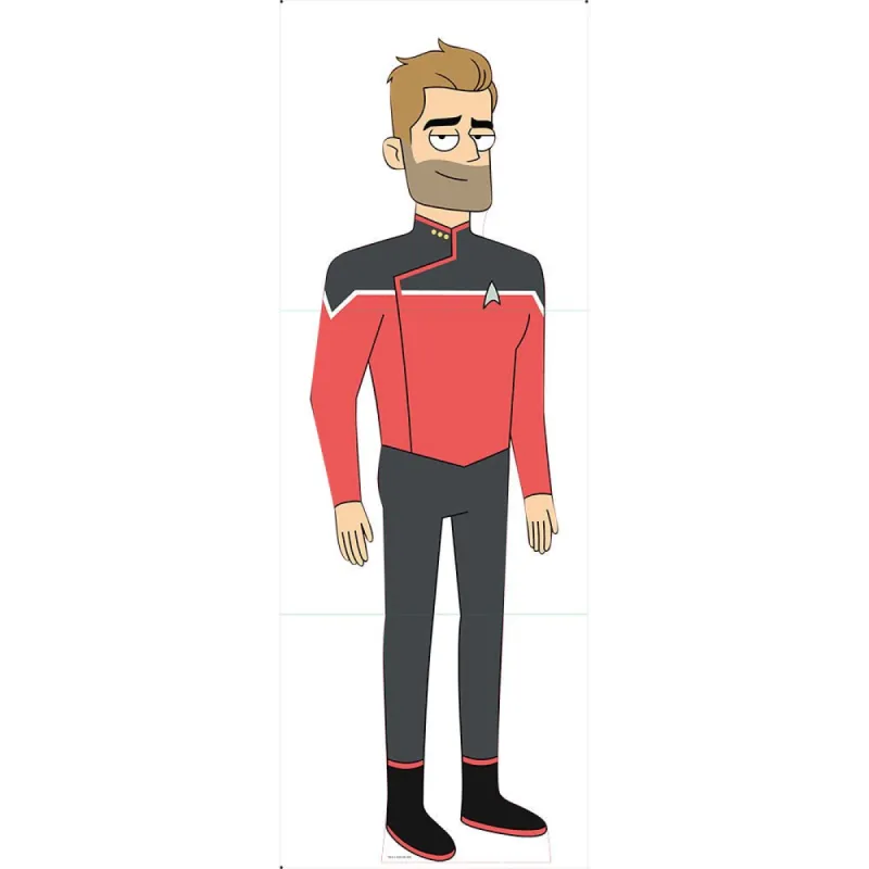 Star Trek: Lower Decks Jack Ransom Life-Sized Cardboard Cutout Standee sold by MTV