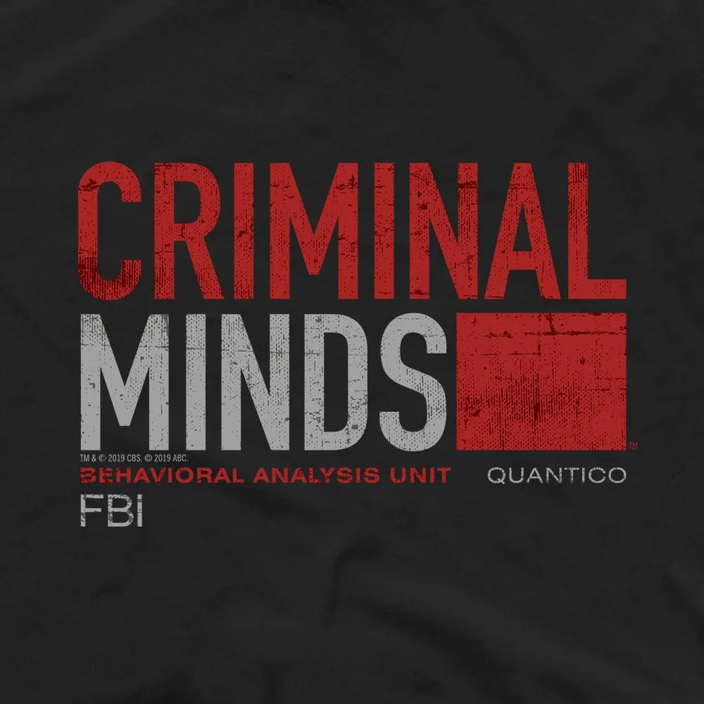 Criminal Minds Distressed BAU Quantico Adult Short Sleeve T-Shirt sold by MTV product image thumbnail 2
