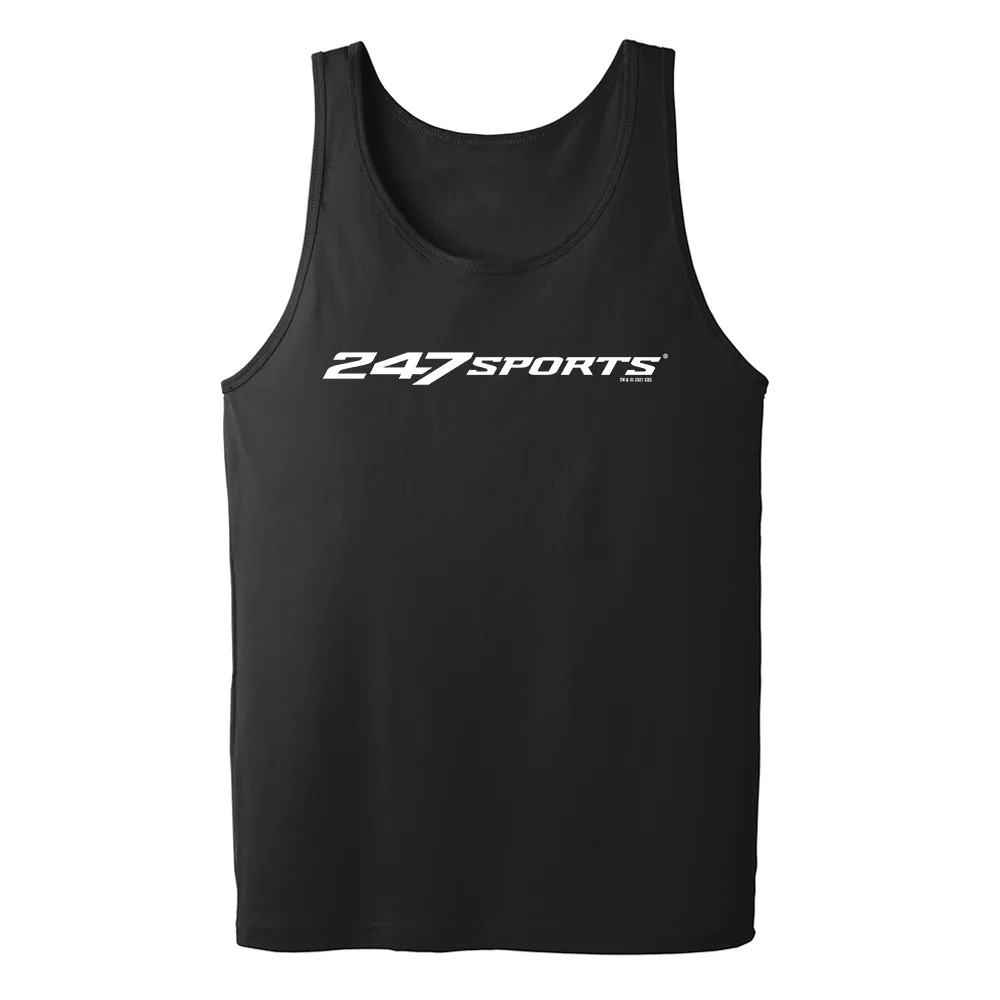 247 Sports White Logo Adult Tank Top sold by MTV
