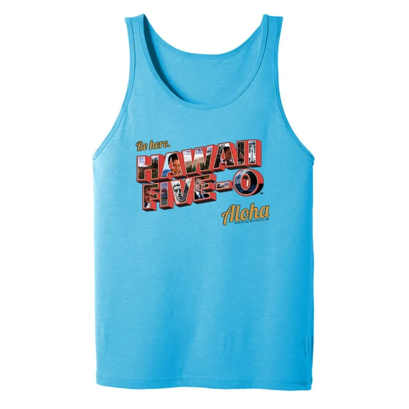 Hawaii Five-0 HI50-Aloha Adult Tank Top sold by MTV