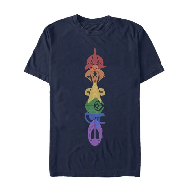 Star Trek: Deep Space Nine United Rainbow Symbol Stack Graphic T-Shirt sold by MTV