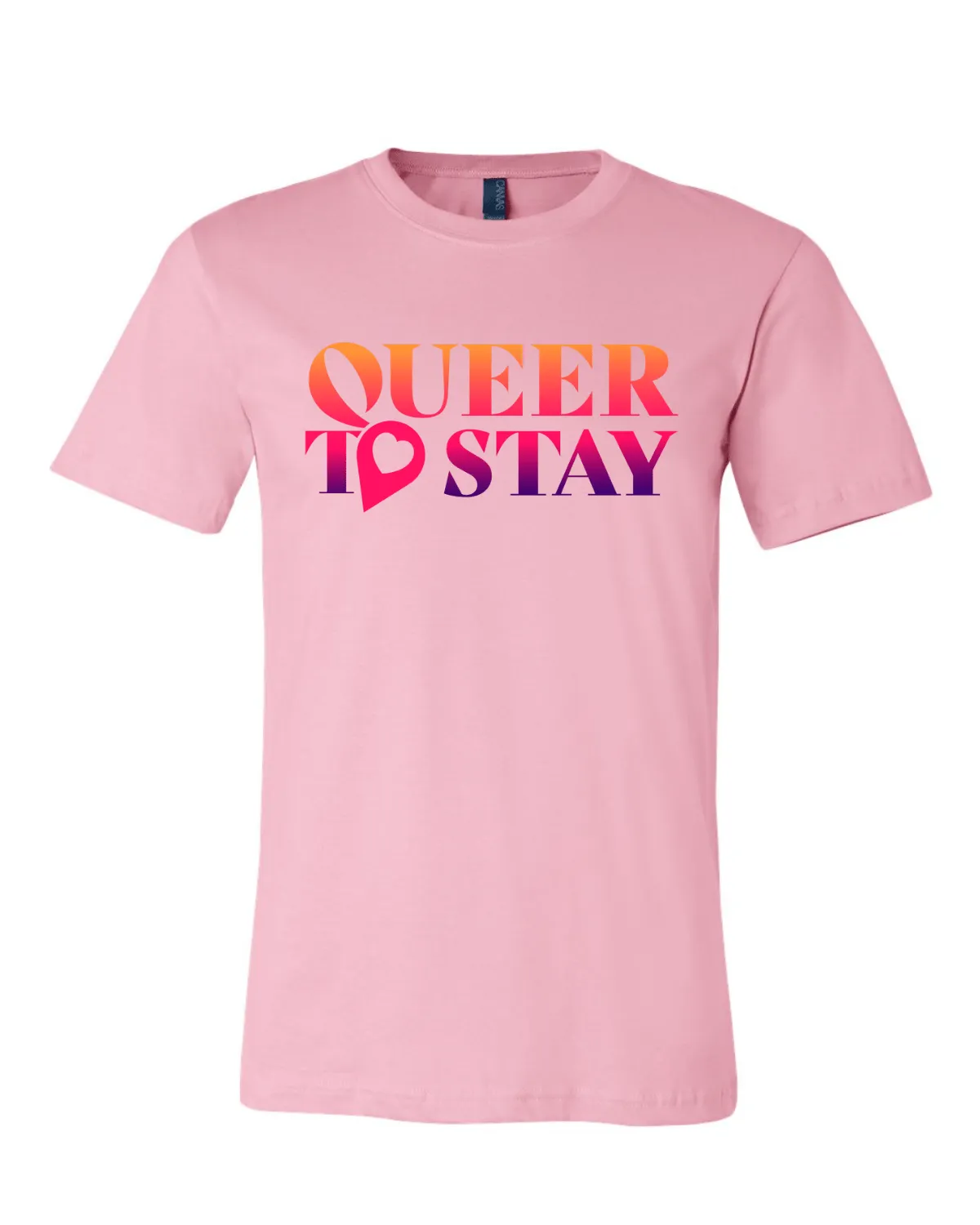 SHOWTIME Queer to Stay Adult Short Sleeve T-Shirt sold by MTV