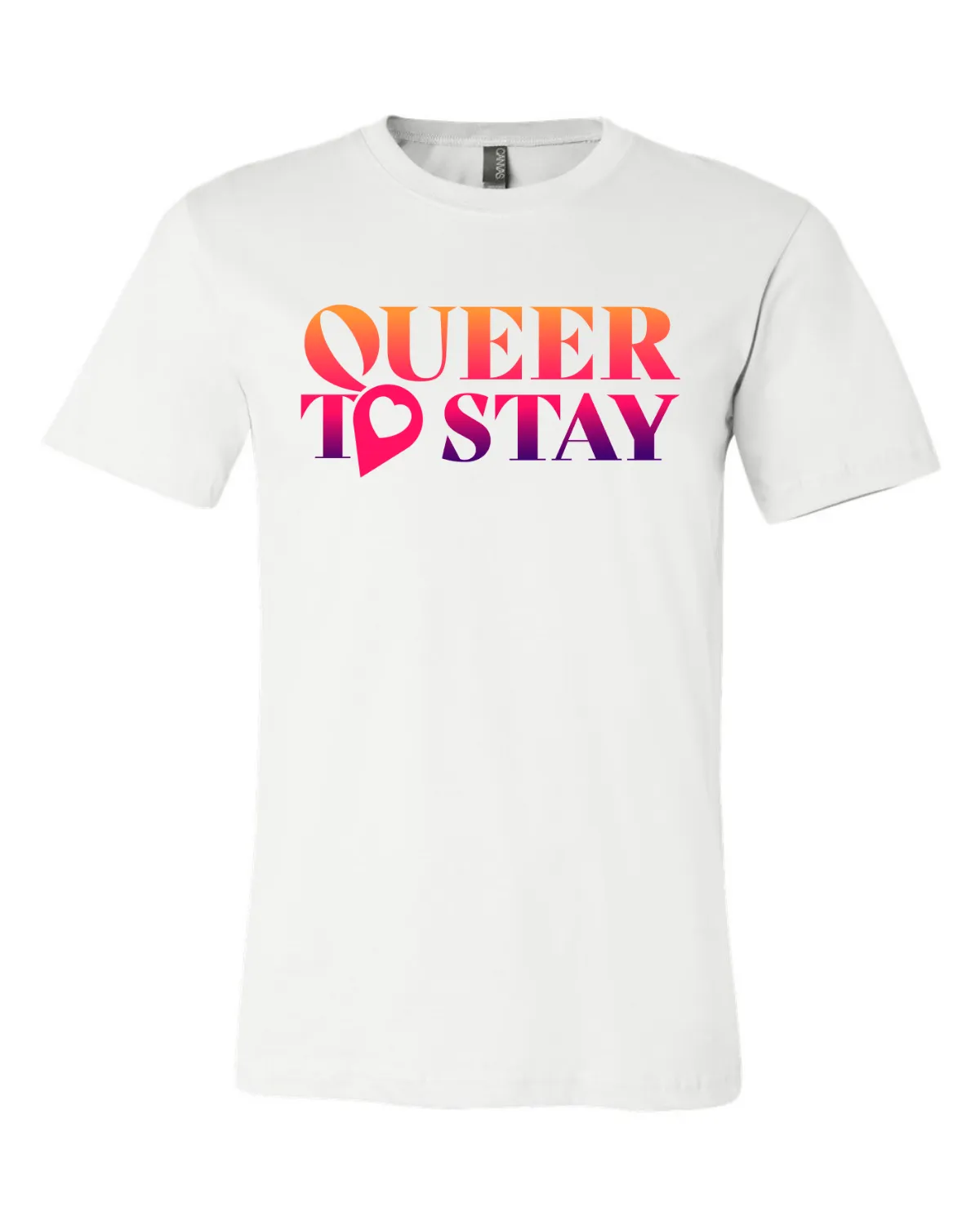 SHOWTIME Queer to Stay Adult Short Sleeve T-Shirt sold by MTV product image thumbnail 4