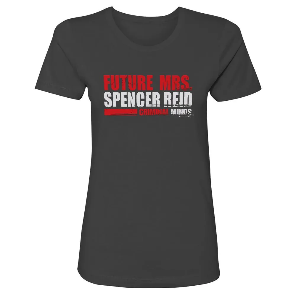Criminal Minds Future Mrs. Spencer Reid Women's Short Sleeve T-Shirt sold by MTV product image thumbnail 2