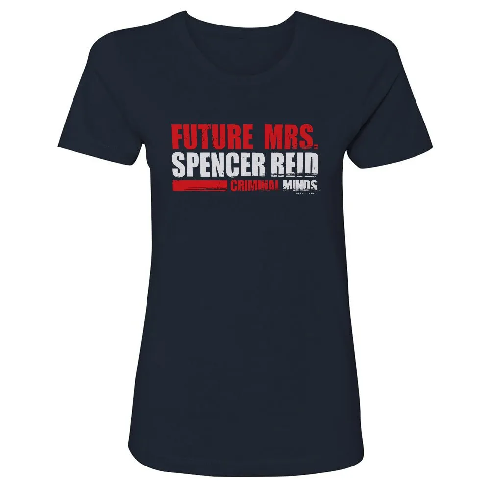Criminal Minds Future Mrs. Spencer Reid Women's Short Sleeve T-Shirt sold by MTV product image thumbnail 3