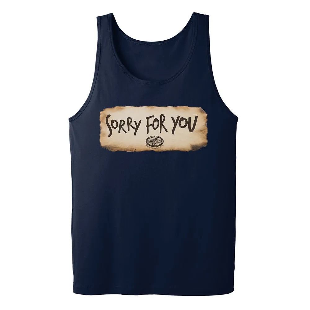 Survivor Sorry For You Adult Tank Top sold by MTV product image thumbnail 3