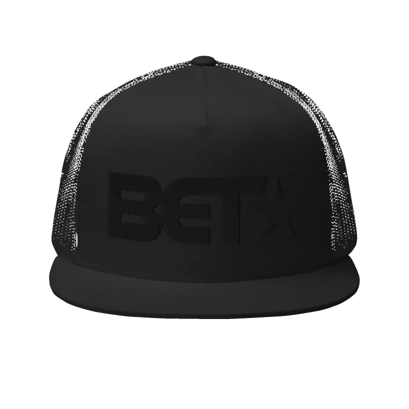 BET Classic Logo 5 Panel Trucker Cap sold by MTV