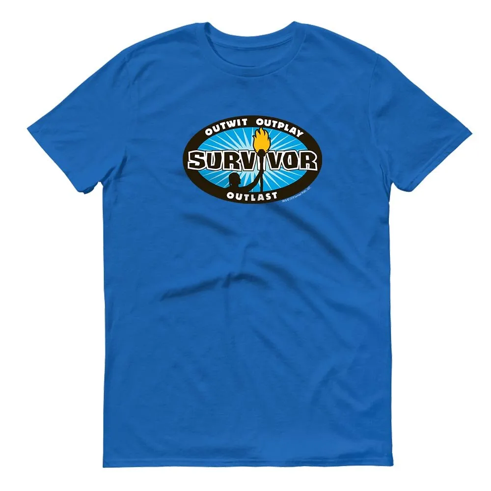 Survivor Outwit, Outplay, Outlast Logo Adult Short Sleeve T-Shirt sold by MTV product image thumbnail 3