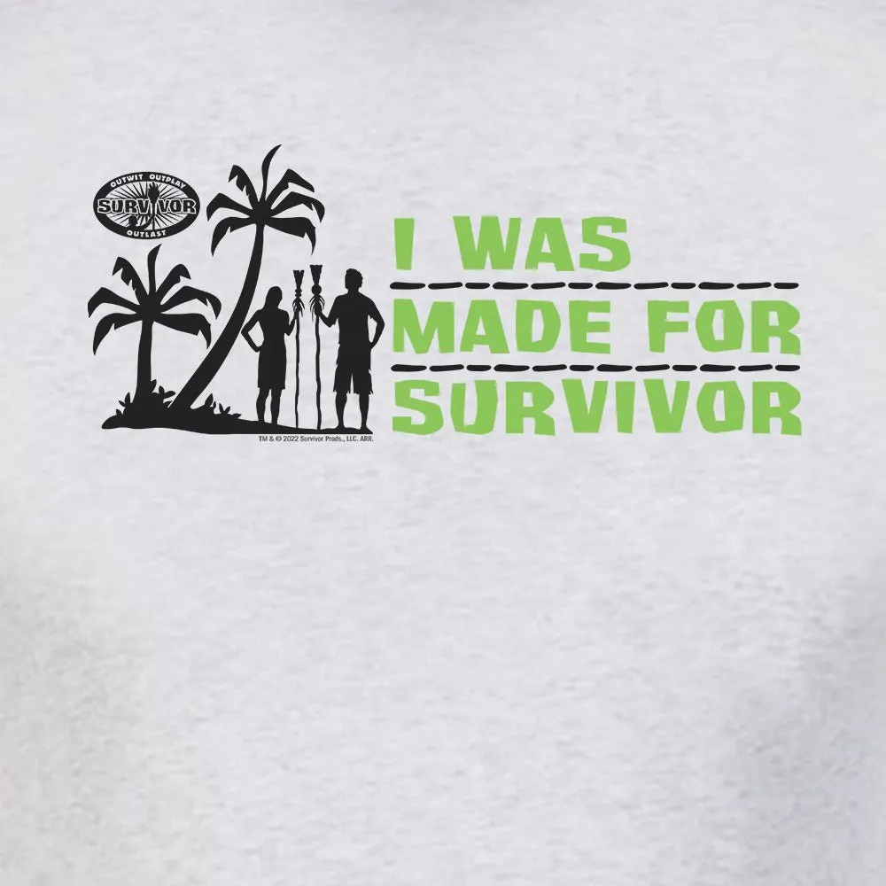 Survivor I Was Made For Survivor Men's Tri-Blend T-Shirt sold by MTV product image thumbnail 2