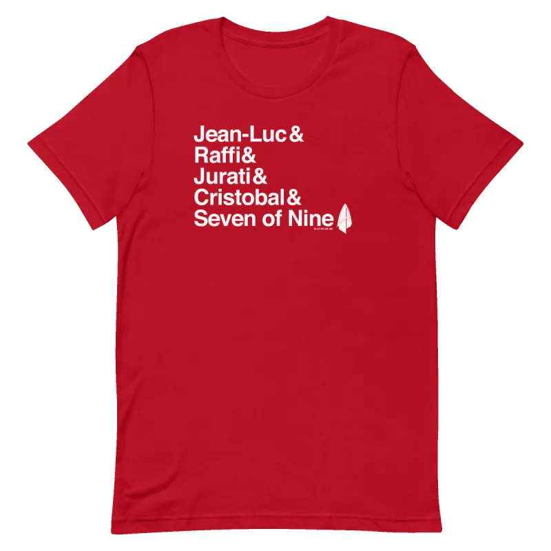 Star Trek: Picard Crew Adult Short Sleeve T-Shirt sold by MTV